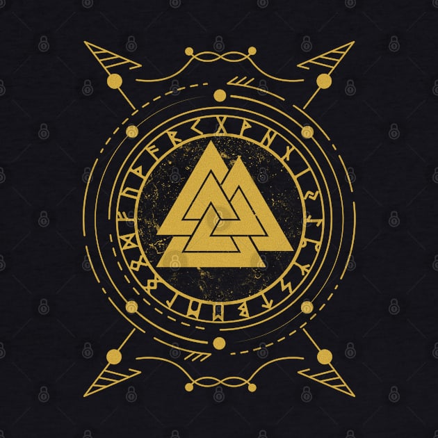 Valknut | Norse Pagan Symbol by CelestialStudio